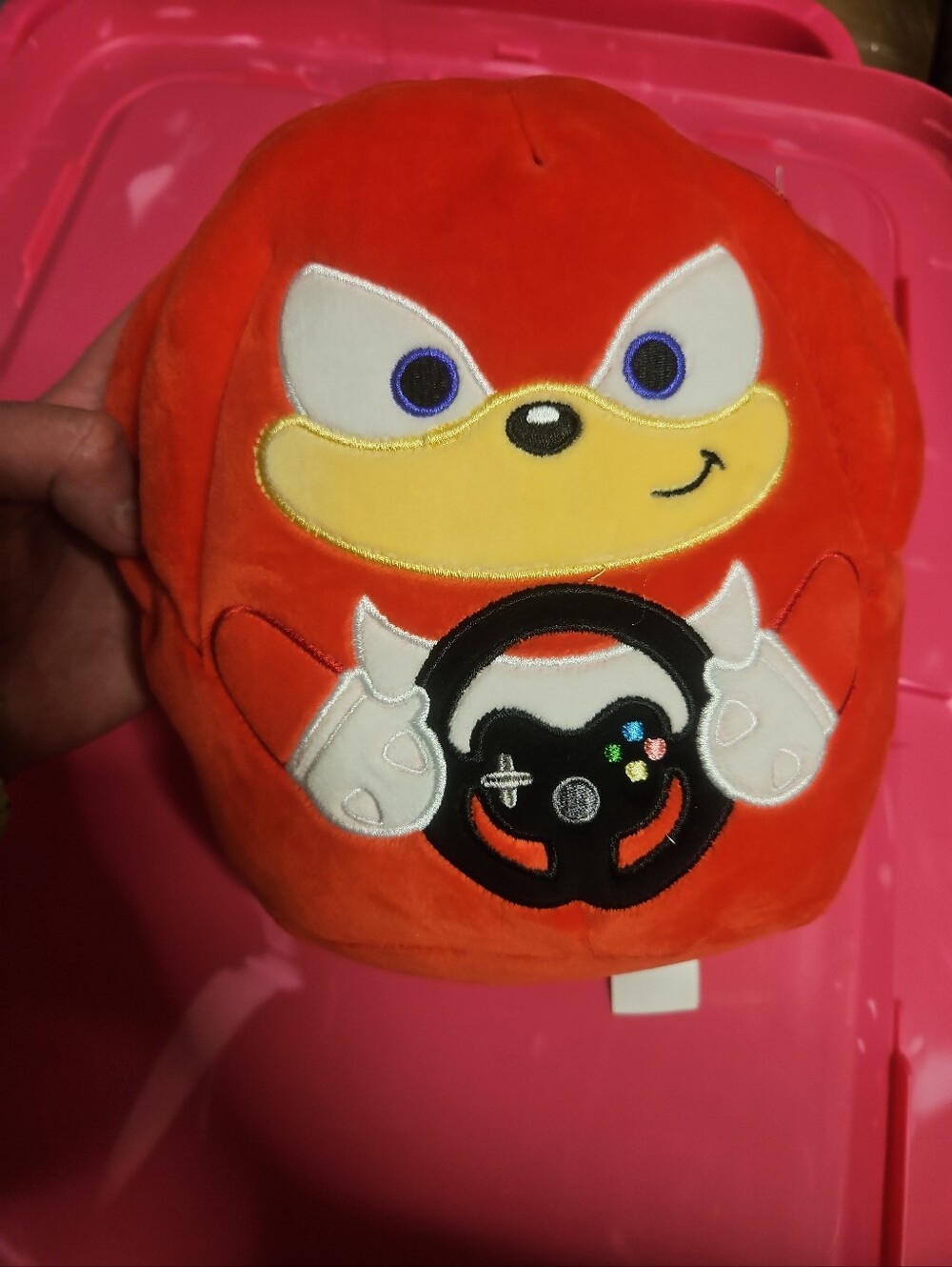 Squishmallows KNUCKLES Sonic the Hedgehog 9” Plush With Game Wheel: NWT